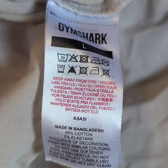 Gymshark Men’s Large Gray Essential T-Shirt Short Sleeve Logo Pullover - Picture 6 of 6